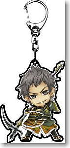 Samurai Warriors 3 Mini Chara Key Ring Kato Kiyomasa (Anime Toy)