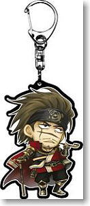 Samurai Warriors 3 Mini Chara Key Ring Hoyo Ujiyasu (Anime Toy)