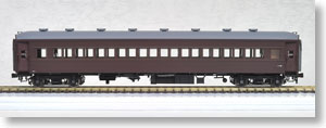 1/80 J.N.R. Type SUHAFU32 (Single Roof / Without Rivet / Grape Color No.2 / Without Stripe) (Passenger Car Series 32) (Model Train)