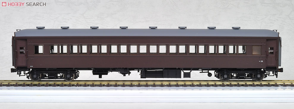 1/80 J.N.R. Type SUHAFU32 (Single Roof / Without Rivet / Grape Color No.2 / Without Stripe) (Passenger Car Series 32) (Model Train) Item picture1