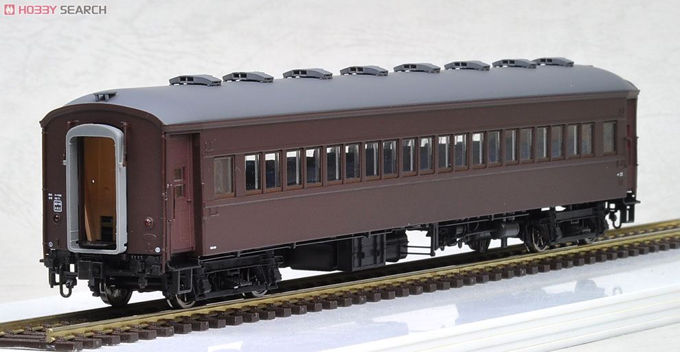 1/80 J.N.R. Type SUHAFU32 (Single Roof / Without Rivet / Grape Color No.2 / Without Stripe) (Passenger Car Series 32) (Model Train) Item picture3