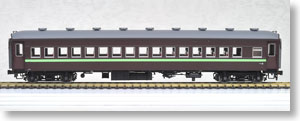1/80 J.N.R. Type SURO43 (Single Roof / ORO35 Electric Heated Car / Grape Color No.2 / Pale Green Stripe / Without Rivet) (Passenger Car Series 32) (Model Train)