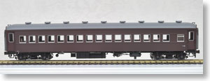 1/80 J.N.R. Type SUHA54 Coach (SURO43 Downgrade) (J.N.R. Grape Color No.2/ Single Roof/ Without Rivet) (Passenger Car Series 32) (Model Train)