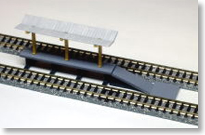 Bトレ対応 ショーティーホームH (島式/屋根付/直線S70) (組み立てキット) (鉄道模型)