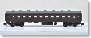 (Z) オハフ33 茶色 (オハフ33-23・仙コリ) (鉄道模型)