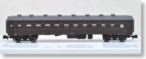 (Z) オハフ33 茶色 (オハフ33-107・天ワカ) (鉄道模型)