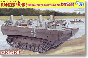 WW.II ドイツ軍 パンツァーフェリー装甲水陸両用牽引車 (LWS) プロトタイプ No.1 (プラモデル)