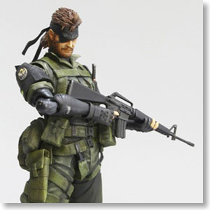 Metal Gear Solid Peace Walker Play Arts Kai Snake Jungle Fatigues Ver. (Completed)