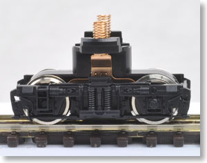 【 0481 】 DT120A形動力台車 (黒台車枠・銀色車輪・黒輪心[プレート]) (EF64-0 7次形用) (鉄道模型)