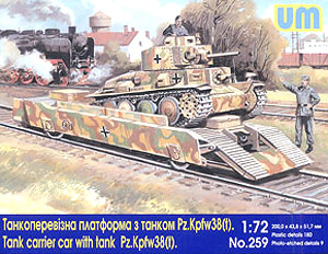 独・装甲列車38(t)戦車運搬車 (プラモデル)