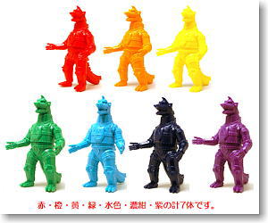 M-Pop Rainbow Series 08 Mecha Godzilla (7 pieces) (Completed)