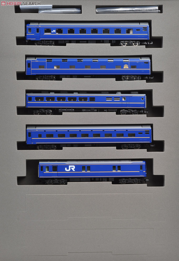 JR 24系25形特急寝台客車 (北斗星・混成編成) 基本セット (基本・5両セット) (鉄道模型) 商品画像1