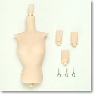 27cm Female Upper Body + Neck Parts for SB-S Body (Whity) (Fashion Doll)
