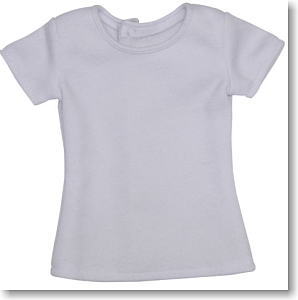 50cm Simple T-shirt (White) (Fashion Doll)