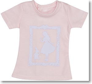 50cm Alice Print T-shirt (Pink) (Fashion Doll)