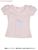 50cm うさぎパフスリーブTシャツ (ピンク) (ドール) 商品画像1