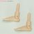 27cm Female Foot Set w/Magnet for Slim Body (Natural) (Fashion Doll) Item picture1