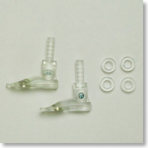 27cm Male Foot Set + Extension Ring w/Magnet for Real Body (Clear) (Fashion Doll)