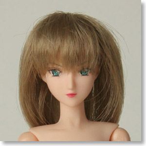 27cm Wig Semi-Long S (Ash Gold) (Fashion Doll)