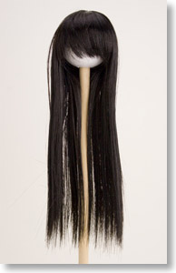 60cm Wig Straight Long S (Black) (Fashion Doll)