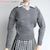 60cm V-Neck Sweater (Gray) (Fashion Doll) Item picture1