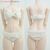 60cm Brassiere & Shorts Set (Velour) (Ivory) (Fashion Doll) Item picture1