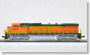 GE C44-9W BNSF Heritage II (ヘリテージ II) No.4972 (オレンジ/濃緑/ロゴ) ★外国形モデル (鉄道模型)