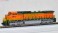 GE C44-9W BNSF Heritage II (ヘリテージ II) No.4972 (オレンジ/濃緑/ロゴ) ★外国形モデル (鉄道模型) 商品画像2 サムネイル