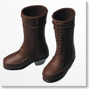 27cm Short Boots for Female (Brown) (Fashion Doll)