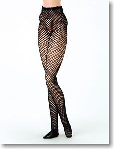 27cm Panty Stocking (Mesh/Black) (Fashion Doll)