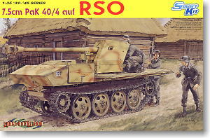 WW.II German 7.5cmPaK40/4 RSO (Plastic model)
