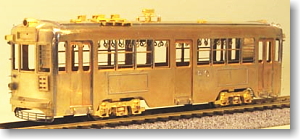 16番 名古屋鉄道(名鉄) モ590形 路面電車 車体キット タイプA (側面看板枠付き) (組み立てキット) (鉄道模型)