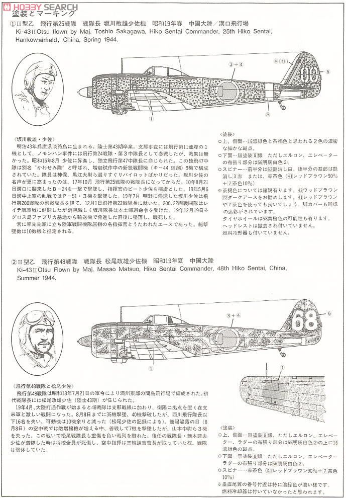 陸軍一式戦闘機 中島キ-43II 隼二型乙 (プラモデル) 塗装1