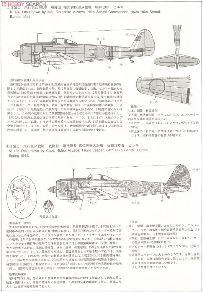 陸軍一式戦闘機 中島キ-43II 隼二型乙 (プラモデル) 塗装2
