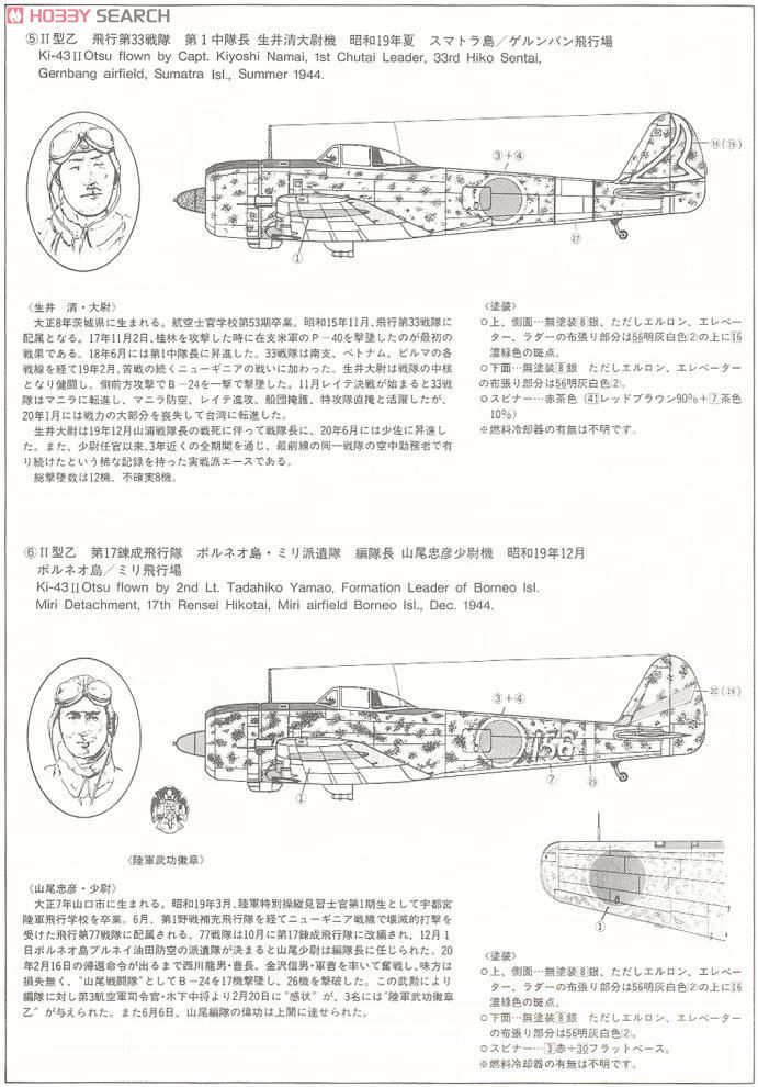 陸軍一式戦闘機 中島キ-43II 隼二型乙 (プラモデル) 塗装3