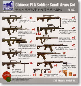中国・現用歩兵用 携行火器セット (プラモデル)