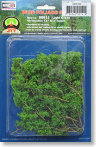95518/95141 (FB-1002) JTTミニチュアツリー 新緑樹 (明緑) (鉄道模型)