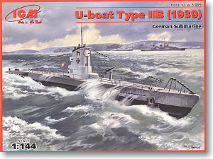 ドイツ Uボート タイプIIB型 1939年 (プラモデル)