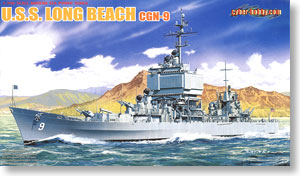 アメリカ海軍 USSロングビーチ CGN9 (プラモデル)
