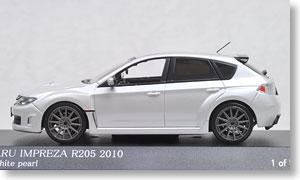 スバル インプレッサ R205 2010 (サテンホワイトパール) (ミニカー)