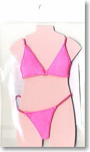 Swim Wear / Bikini (Pink) (Fashion Doll)