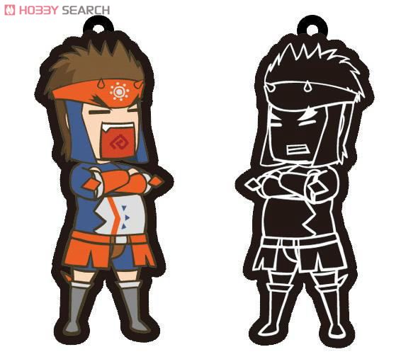 Monster Hunter Barely Airou Village Rubber Key Chain (Instructor) (Anime Toy) Item picture1