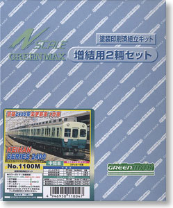 Keihan Series2400 Non-Renewal Car 1st Edition Middle Car for Add-on 3-Car Set (Add-On 3-Car Pre-Colored Kit) (Model Train)