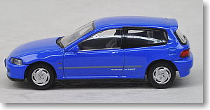 TLV-N48b Honda Civic SiR-II (Blue) (Diecast Car)