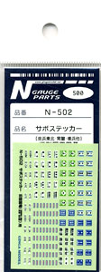 Signboard Sticker for J.N.R. Oldtimer EMU II (for Keihin-Tohoku, Joban, Yokohama Line etc.) (Model Train)