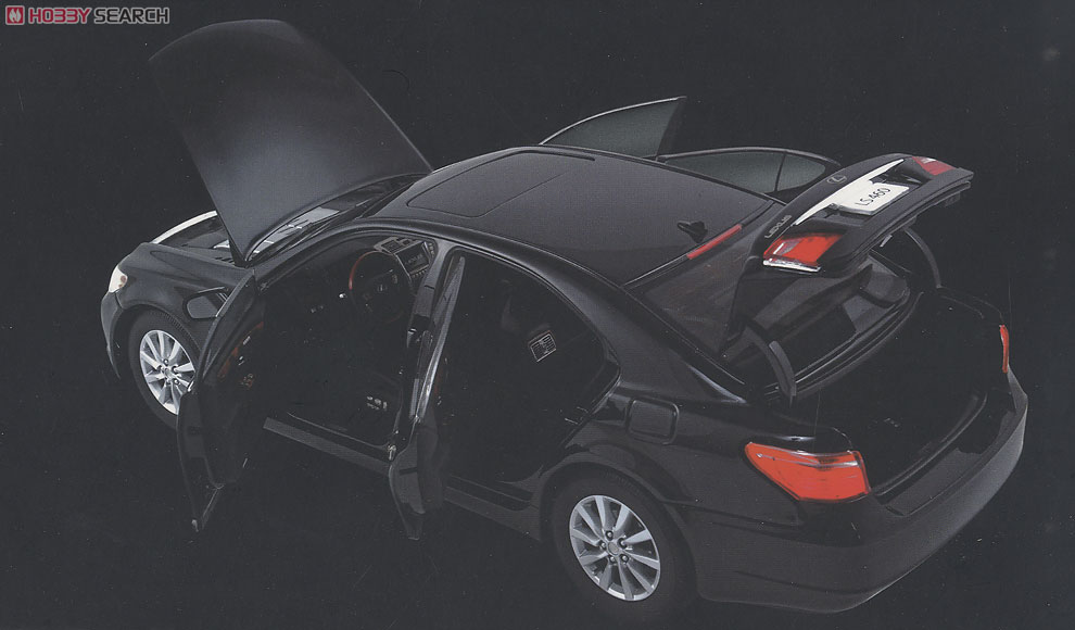 レクサス LS460 (2010) ブラック (ミニカー) 商品画像4