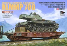 Drehgestell Flachwagen in Regelbauart RLMMP 700 (Plastic model)