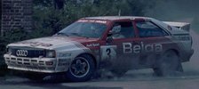 アウディ クワトロ A1 1983年 ロト ハスペンハウラリー #3 M.Duez/W.Lux (ミニカー)