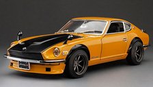 Nissan Fairlady Z (S30) Orange / Carbon Bonnet RHD (Diecast Car)