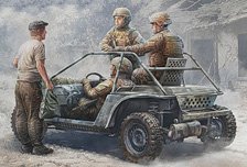 Ukraine Mongoose Combat Buggy w/3 Soldiers + 1 Civilian (Plastic model)